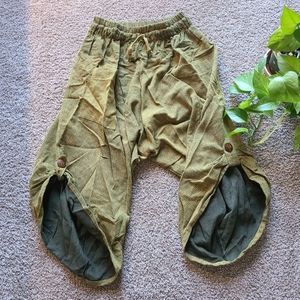 Size S Olive Green Harem Pants